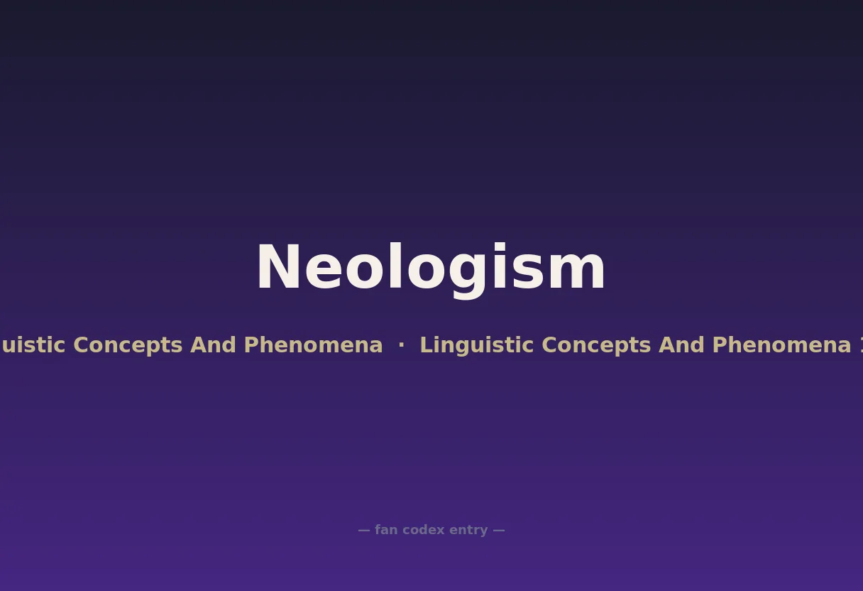 Neologism